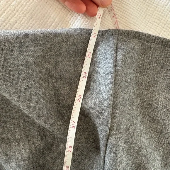 Loeffler Randall high waisted wool A-Line Skirt with pockets size 4, like new - Picture 12 of 12